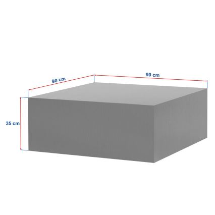 Table basse PRIZMA 90 x 90 cm chêne