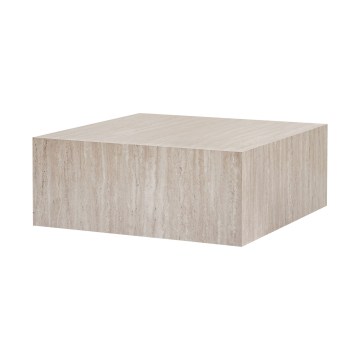 Table basse PRIZMA 90x90 cm beige