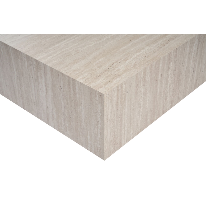Table basse PRIZMA 90x90 cm beige