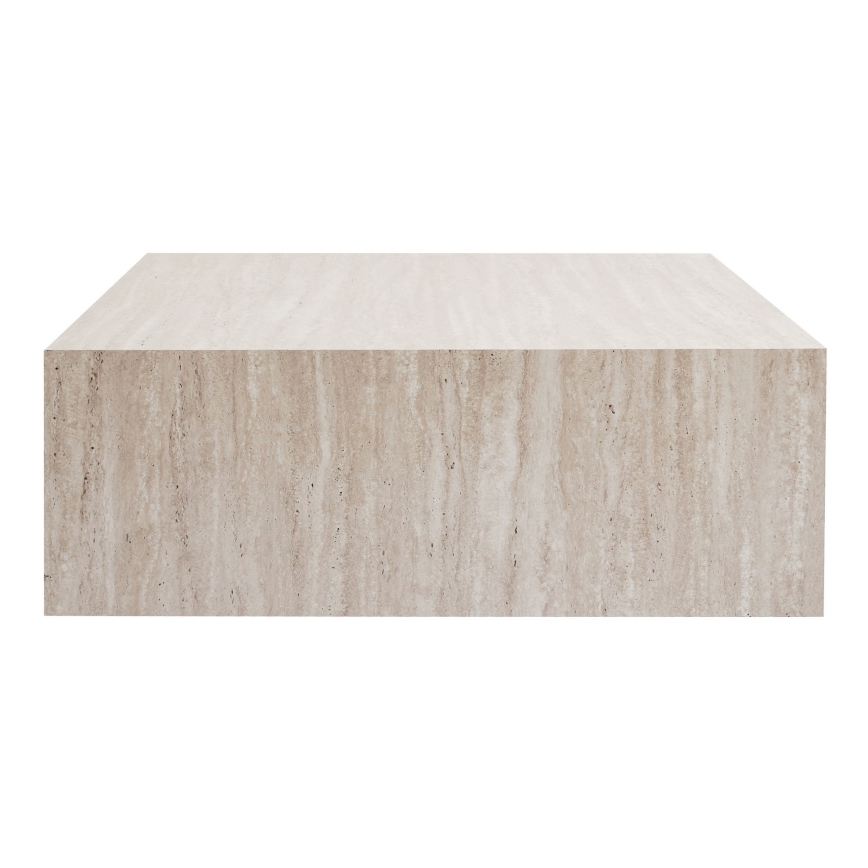 Table basse PRIZMA 90x90 cm beige