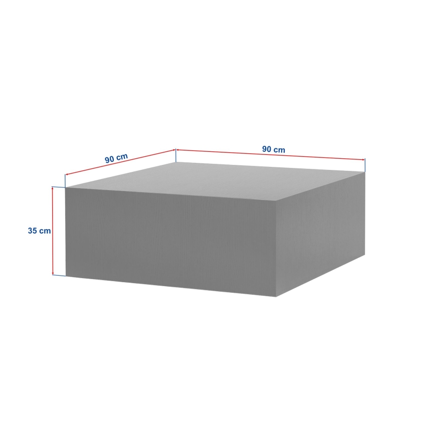 Table basse PRIZMA 90x90 cm beige
