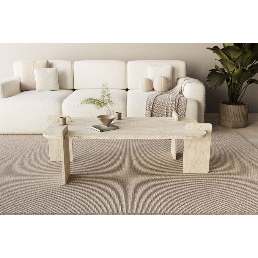 Table basse PURO 120 x 60 cm beige