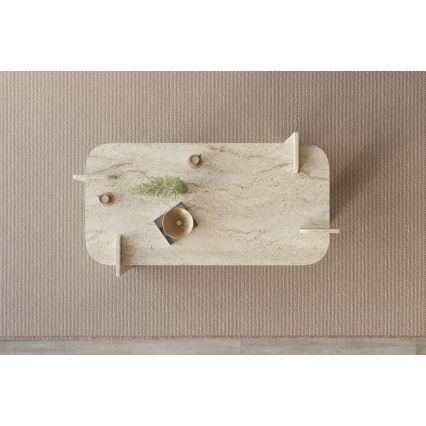 Table basse PURO 120 x 60 cm travertin