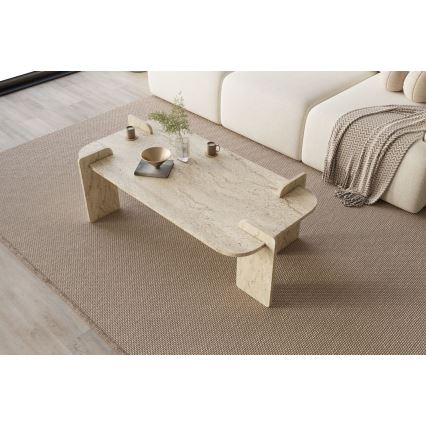 Table basse PURO 120 x 60 cm travertin