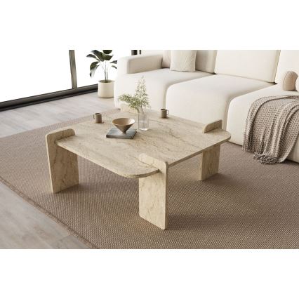 Table basse PURO 90x90 cm beige