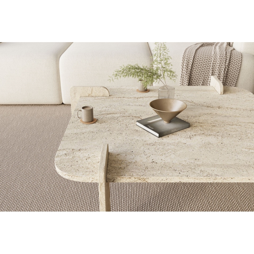 Table basse PURO 90x90 cm beige