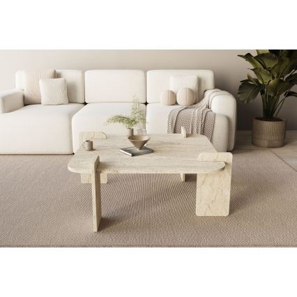Table basse PURO 90x90 cm beige