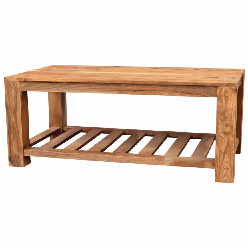 Table basse RAMI 110x60 cm bois massif/palissandre