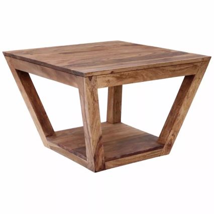 Table basse RAMI 60x60 cm bois massif/rosewood