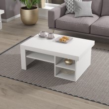 Table basse REETA 40x92 cm blanc