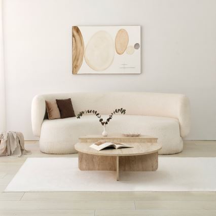 Table basse REST décor marbre beige