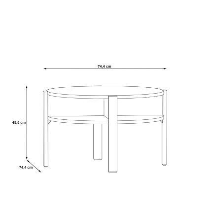 Table basse RINO noire