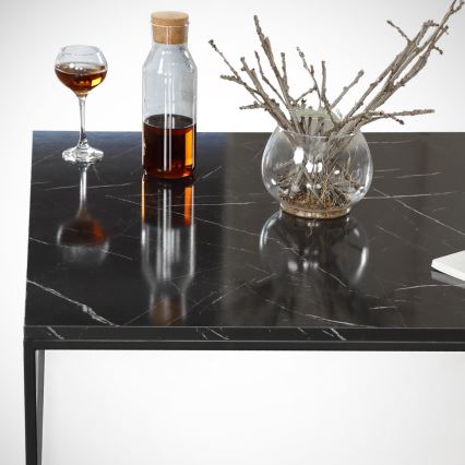 Table basse ROYAL 43x75 cm noire