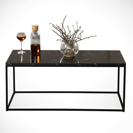 Table basse ROYAL 43x95 cm noire