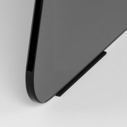 Table basse SANOS 80 cm gris fumé