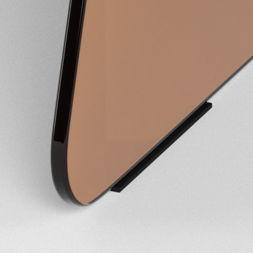 Table basse SANOS 80 cm marron fumé