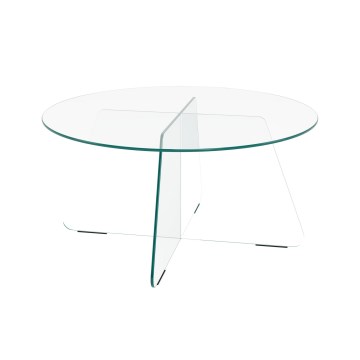 Table basse SANOS 80 cm transparente