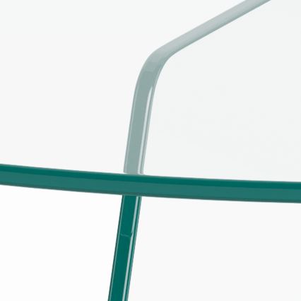 Table basse SANOS 80 cm transparente