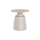 Table basse SANTORINI, Ø 45 cm, beige/gris, céramique