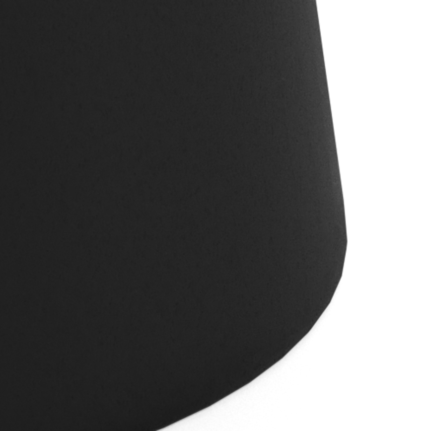 Table basse SANTORINI, Ø 45 cm, blanc/noir/céramique