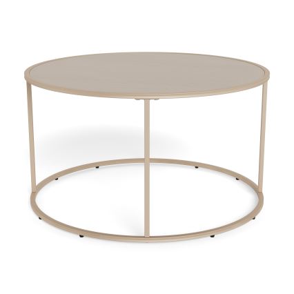 Table basse SARON Ø 80 cm grise