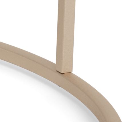 Table basse SARON Ø 80 cm grise