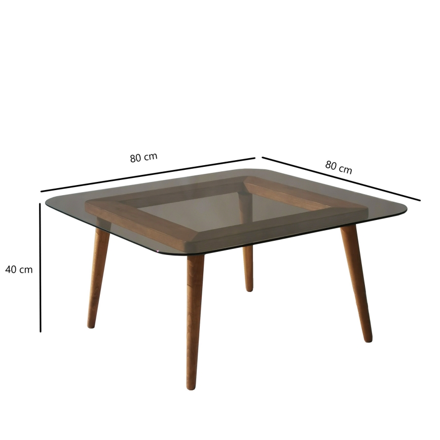 Table basse SMART 40x80 cm marron