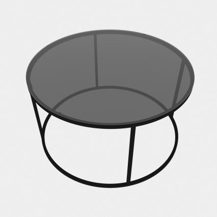 Table basse STARTIS 60x43 cm noire