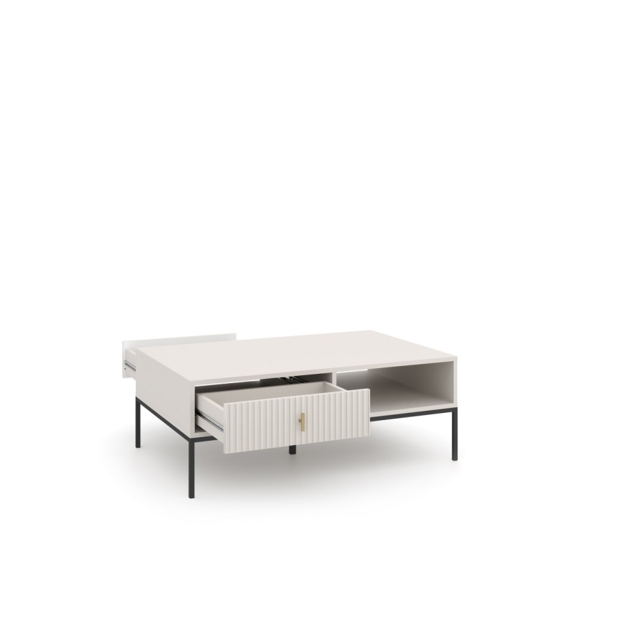 Table basse SUE beige/cachemire