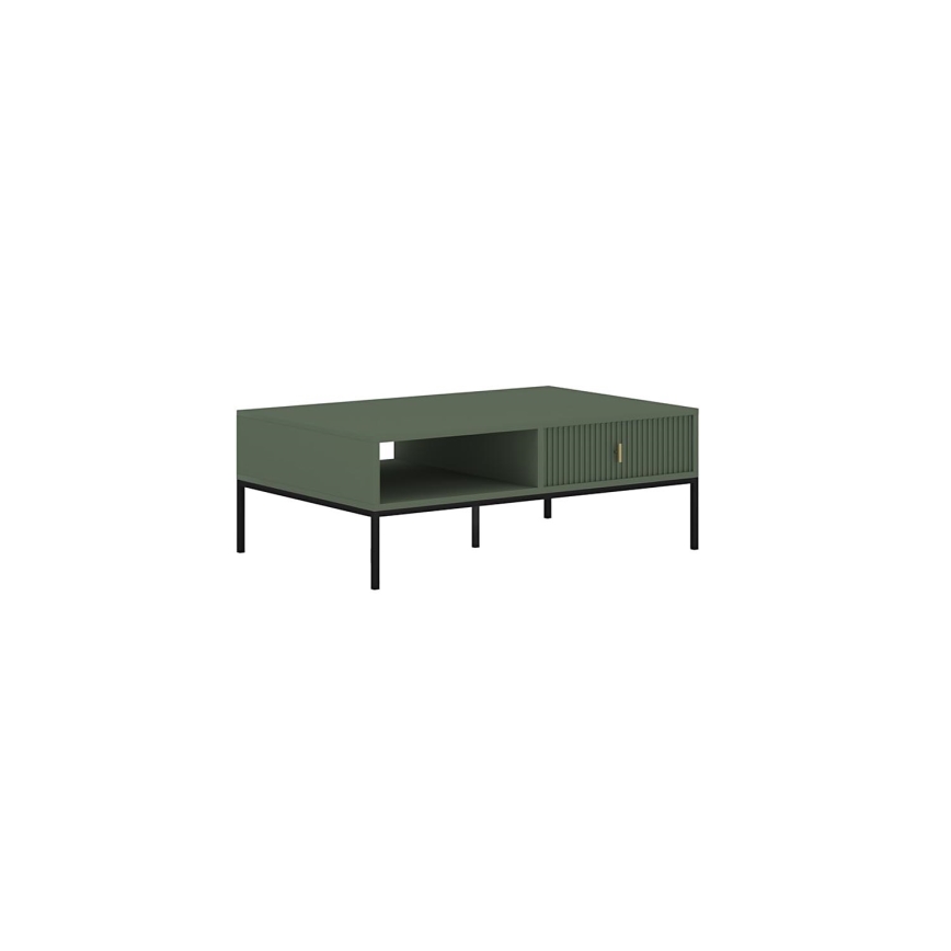 Table basse SUE verte/noire