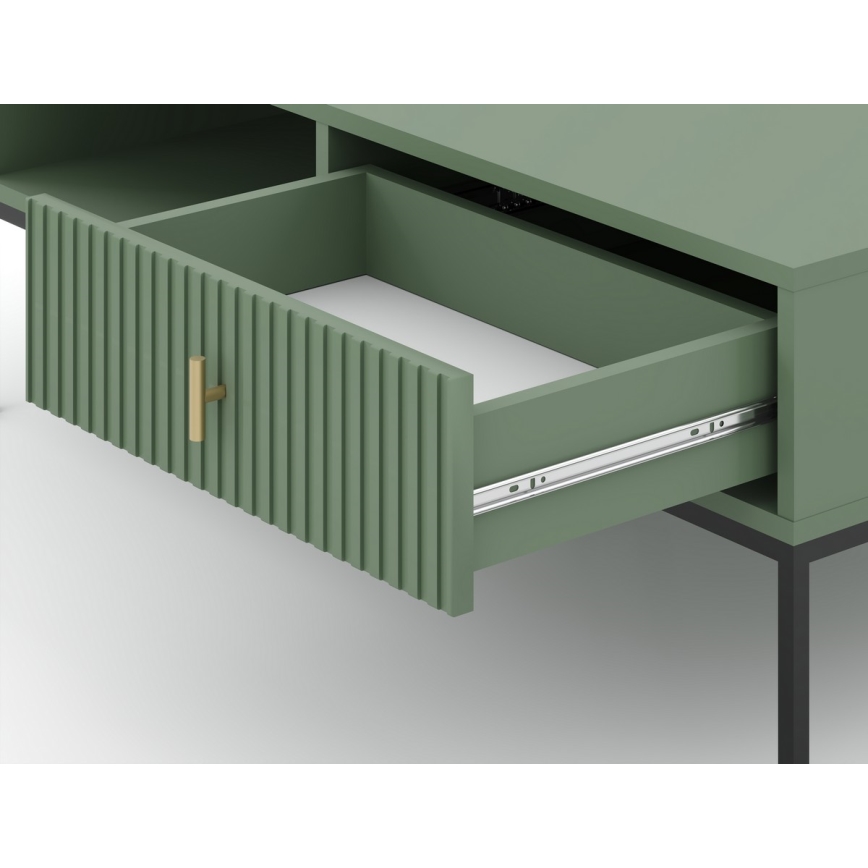 Table basse SUE verte/noire