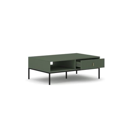 Table basse SUE verte/noire