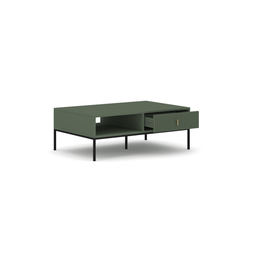 Table basse SUE verte/noire