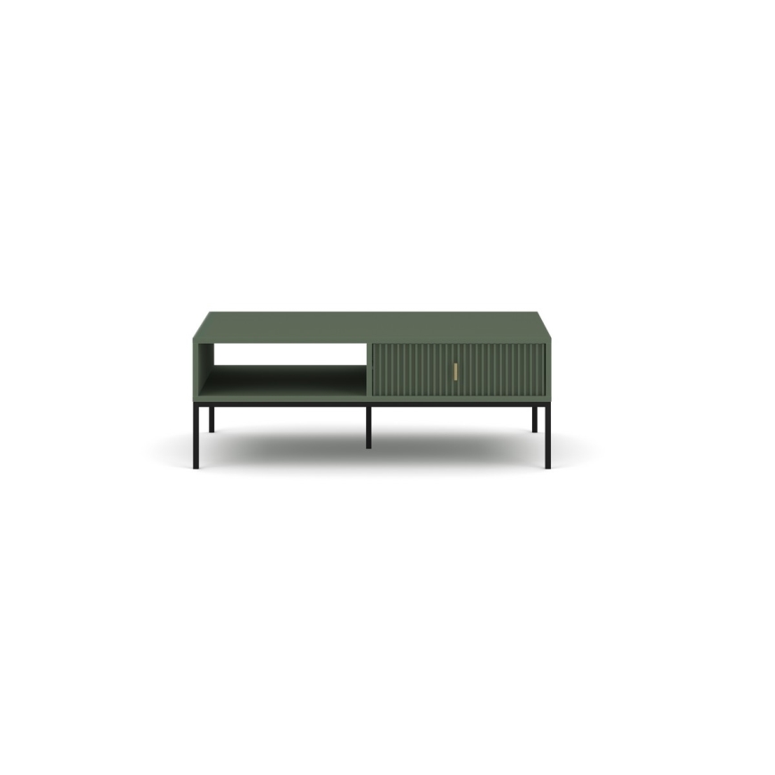Table basse SUE verte/noire