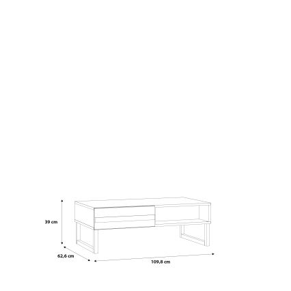 Table basse TARO verte