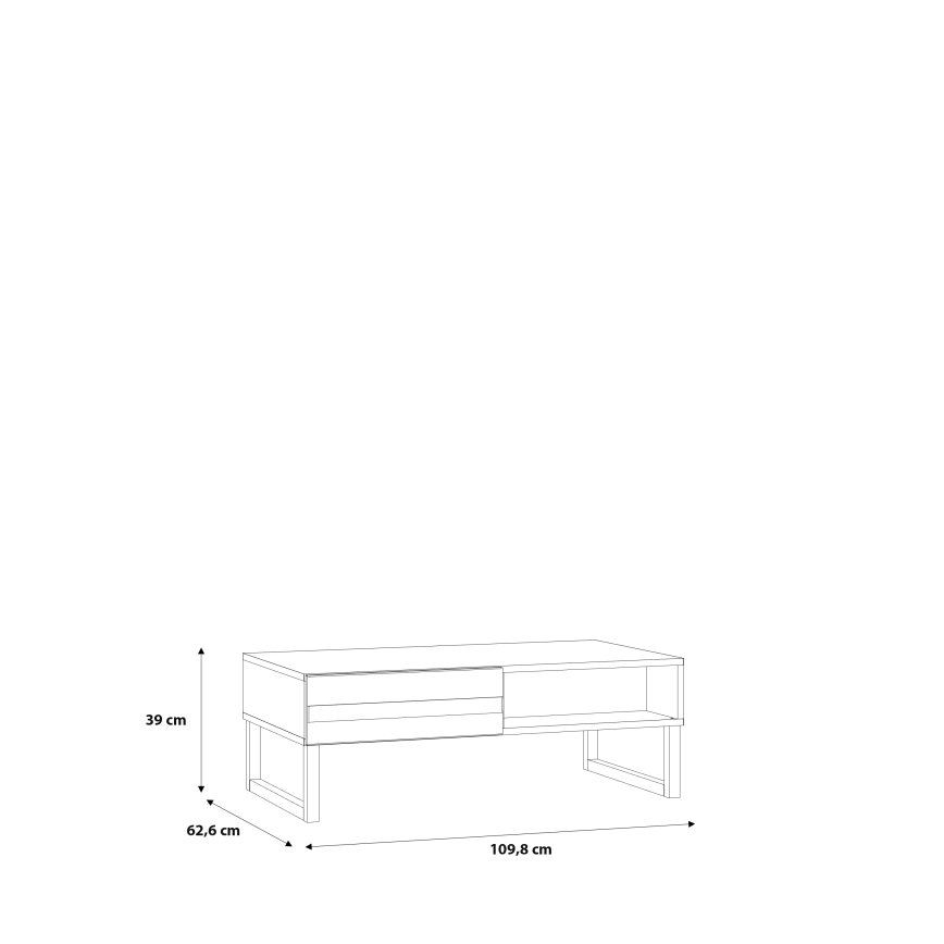 Table basse TARO verte
