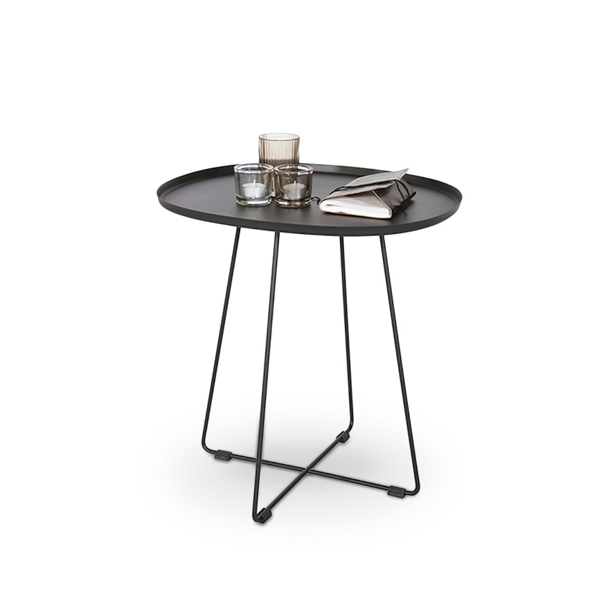 Table basse TINA 51x42 cm noir