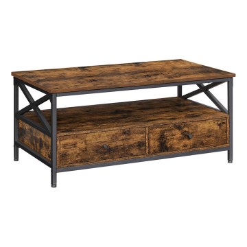 Table basse TOREN marron/noir