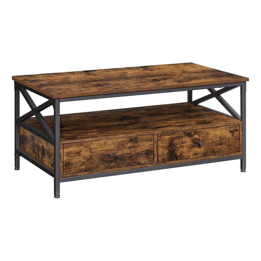 Table basse TOREN marron/noir