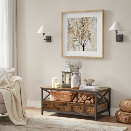 Table basse TOREN marron/noir