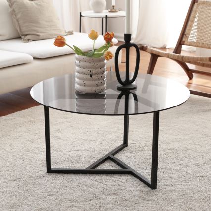 Table basse TRIO 42x75 cm noire