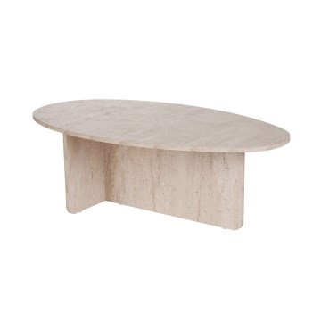 Table basse VARUM 120 x 65 cm beige
