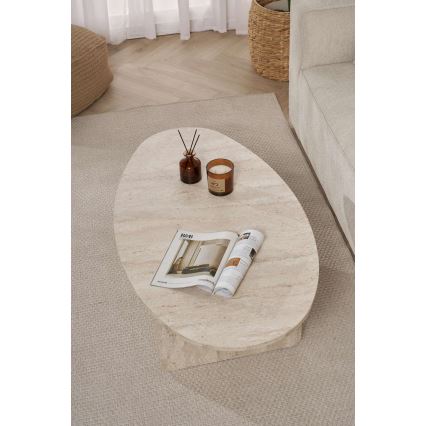 Table basse VARUM 120 x 65 cm beige