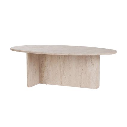 Table basse VARUM 120 x 65 cm beige