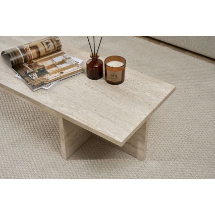 Table basse VERUM 120x45 cm beige
