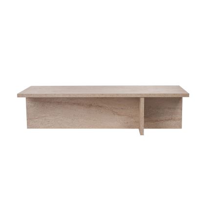 Table basse VERUM 120x45 cm beige