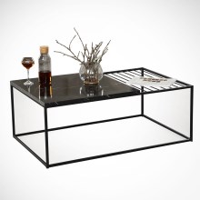 Table basse ZINUS 43x95 cm noir