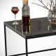 Table basse ZINUS 43x95 cm noir