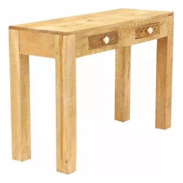 Table console MANU 76x110 cm bois massif/manguier