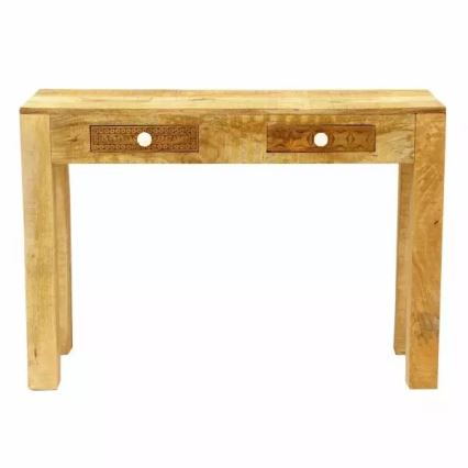 Table console MANU 76x110 cm bois massif/manguier